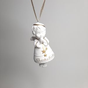 Hallmark Godchild Angel Ornament Bell Shape 2001